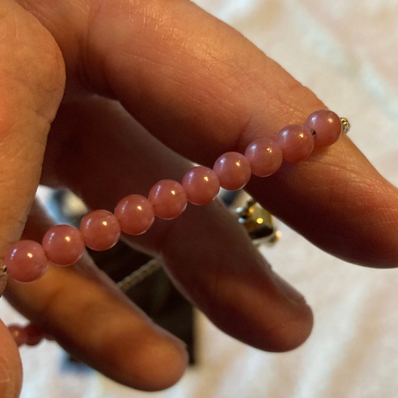 Michael Kors Gold and Pink Beaded Bracelet - Picture 3 of 5